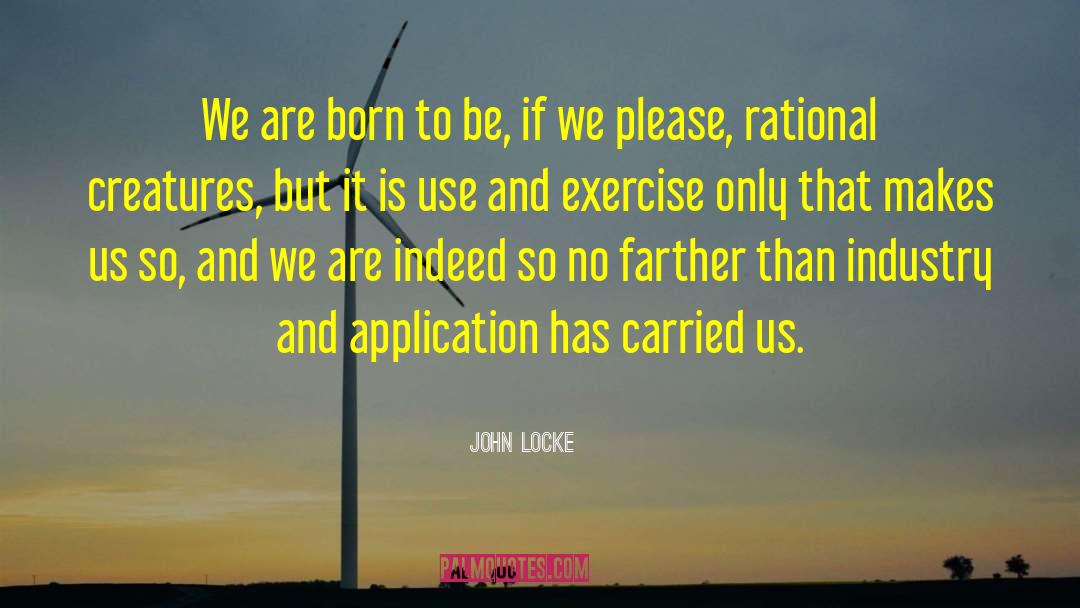 Nationalisation Application quotes by John Locke