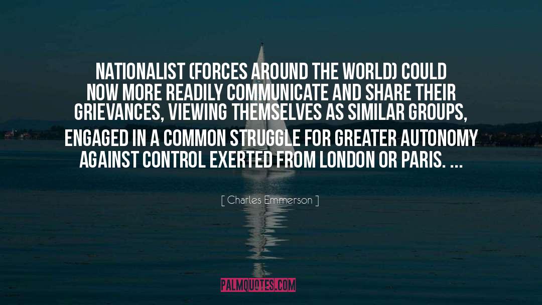 Nationalist quotes by Charles Emmerson