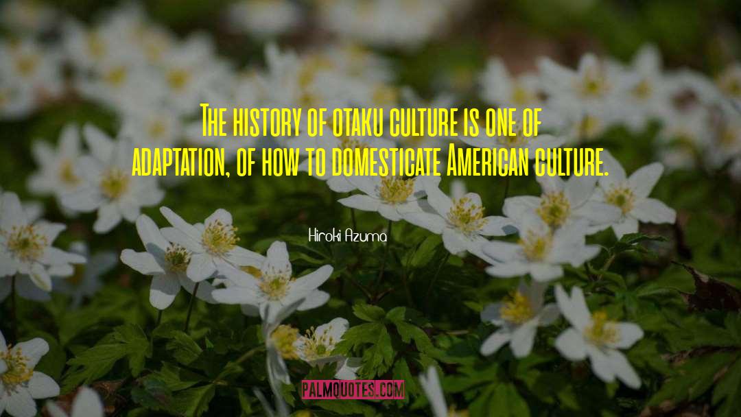 Native American Culture quotes by Hiroki Azuma