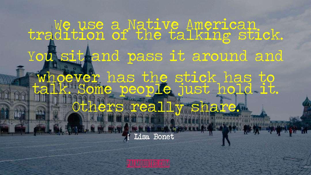 Native American Dancing quotes by Lisa Bonet