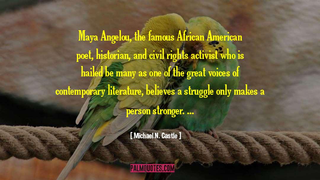 Native American Literature quotes by Michael N. Castle