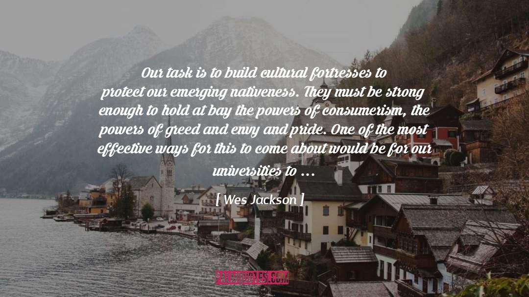 Native Culture quotes by Wes Jackson