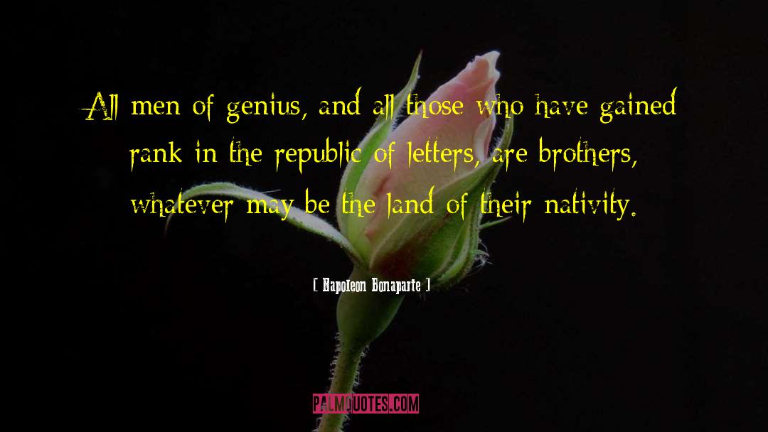 Nativity quotes by Napoleon Bonaparte
