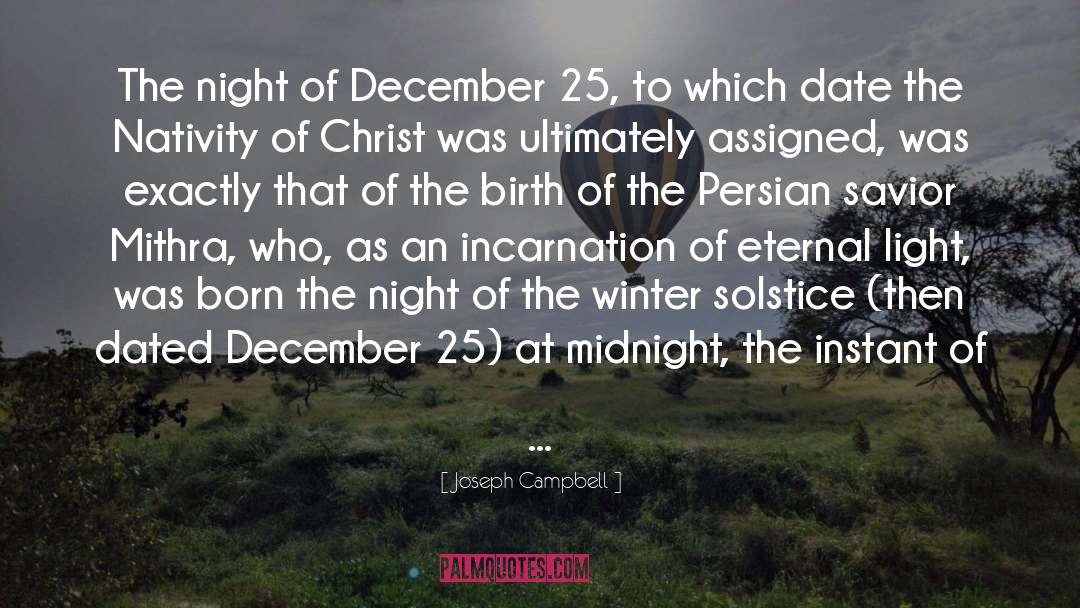 Nativity quotes by Joseph Campbell