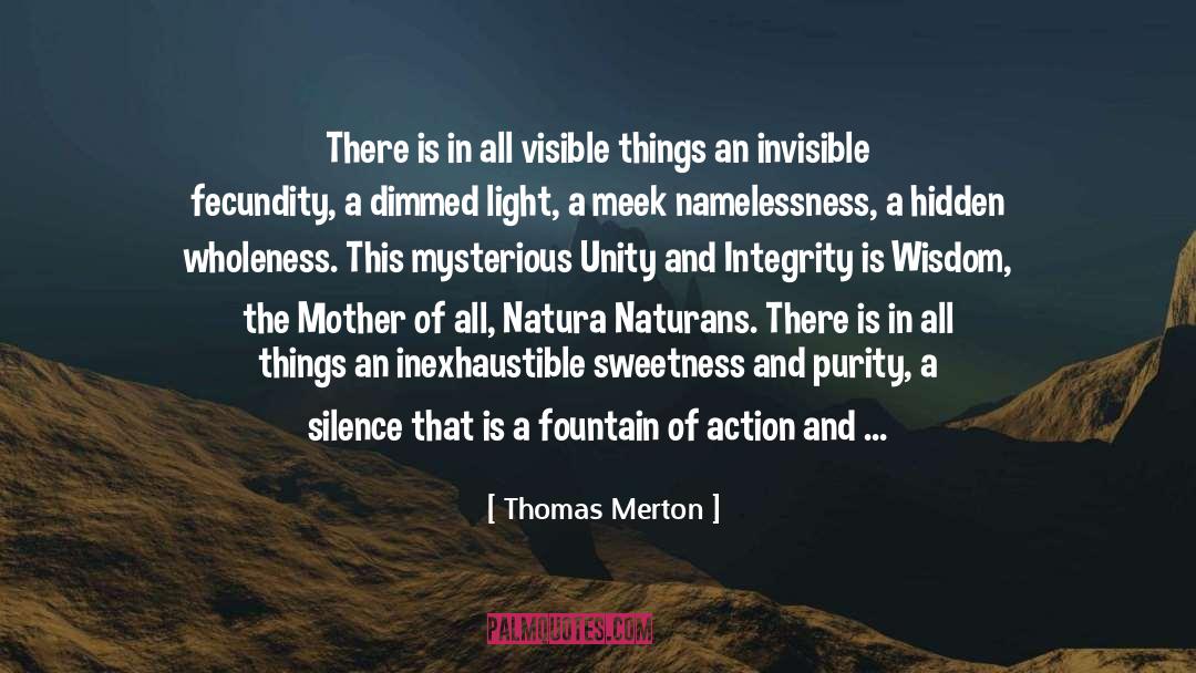 Natura quotes by Thomas Merton
