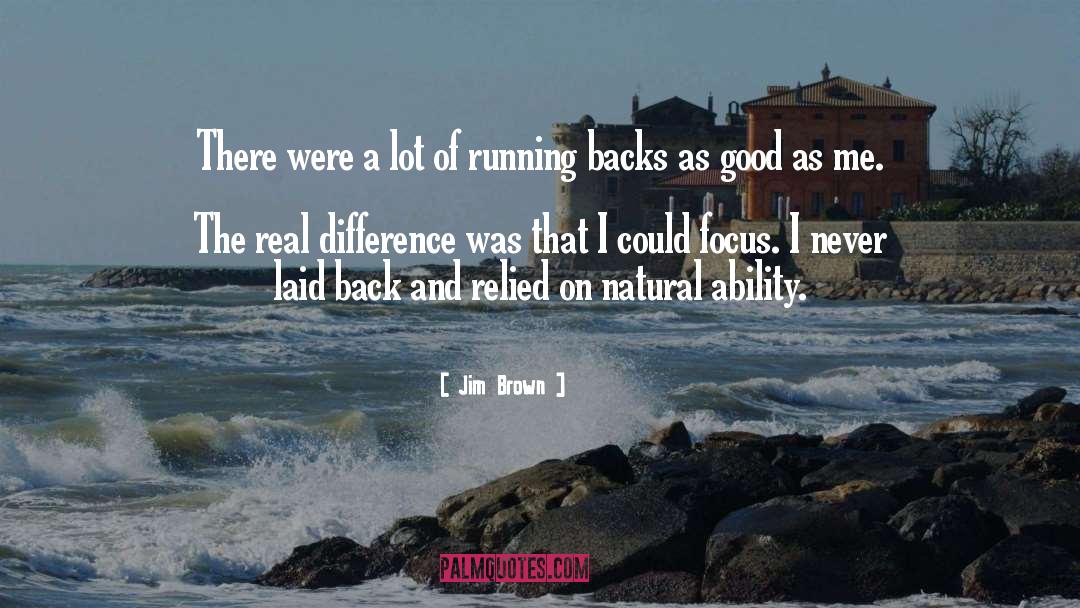 Natural Ability quotes by Jim Brown