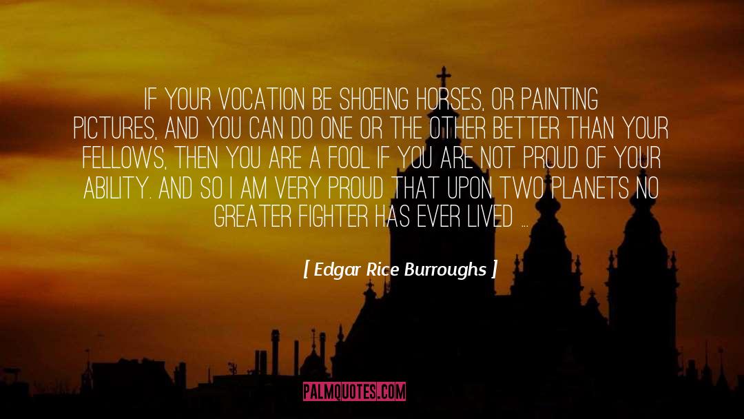 Natural Ability quotes by Edgar Rice Burroughs