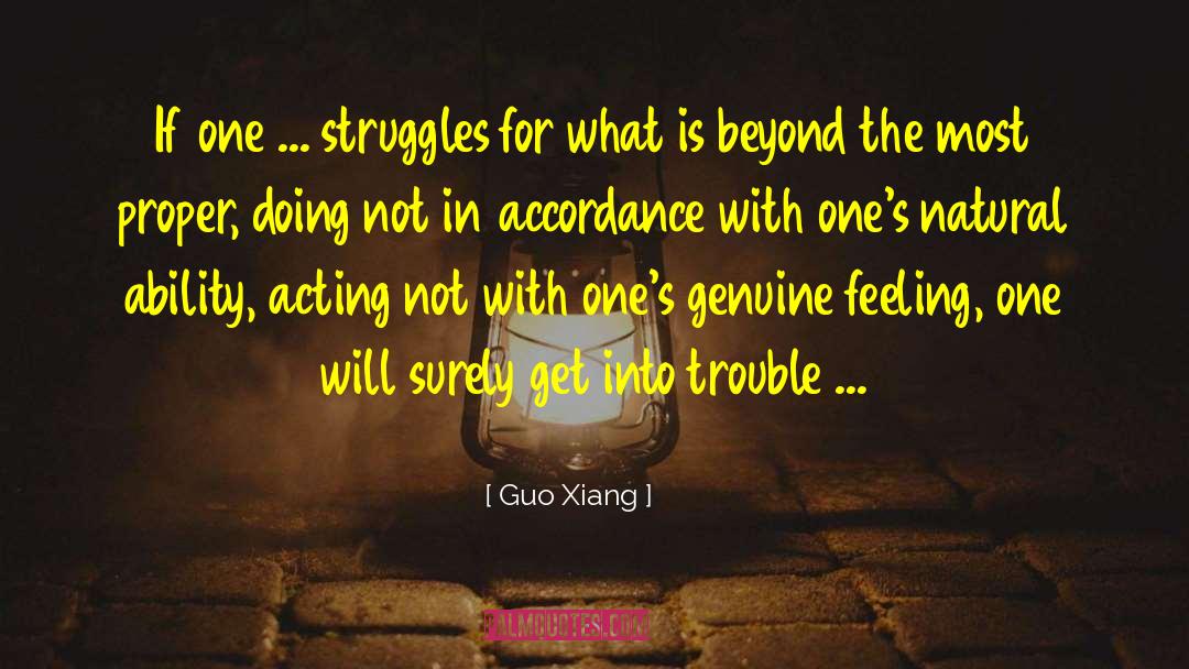 Natural Ability quotes by Guo Xiang