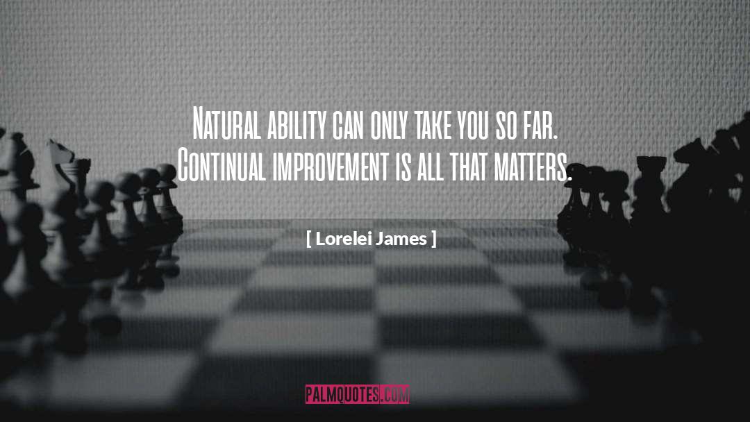 Natural Ability quotes by Lorelei James
