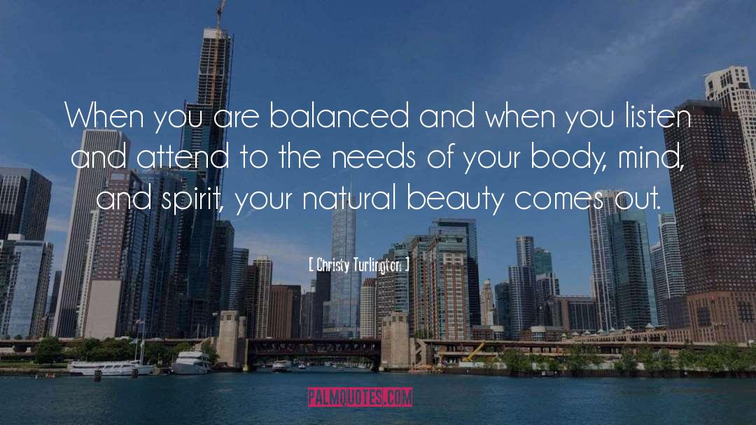 Natural Beauty quotes by Christy Turlington