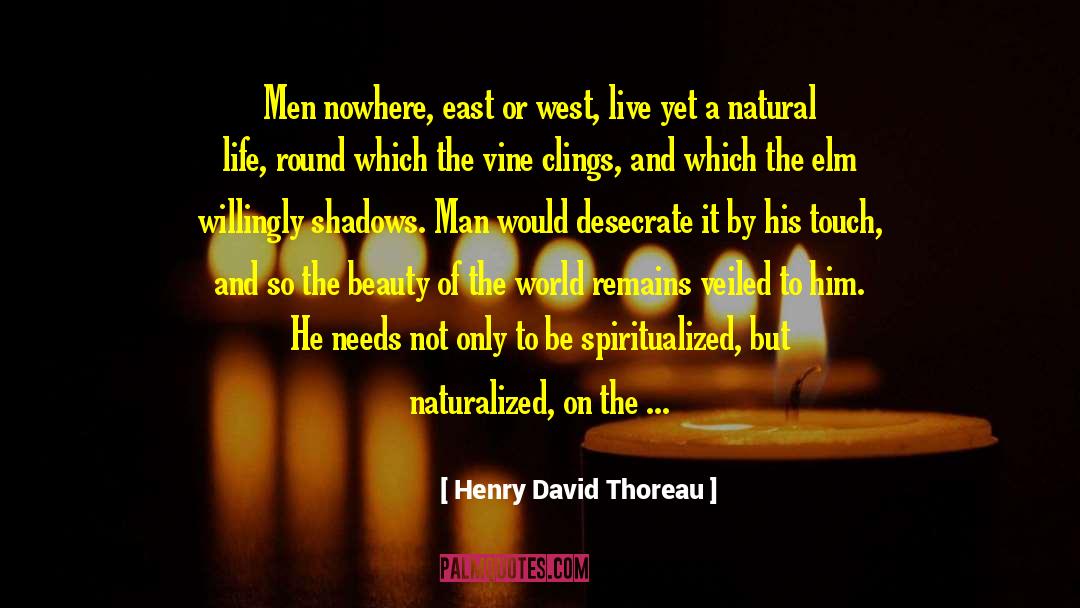 Natural Beauty Scenery quotes by Henry David Thoreau