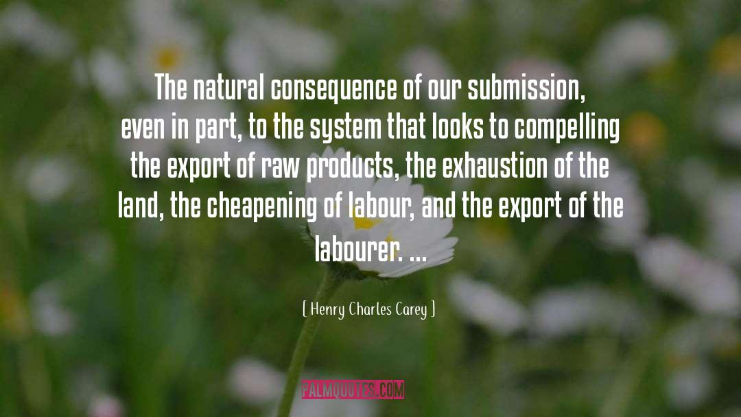 Natural Consequence quotes by Henry Charles Carey