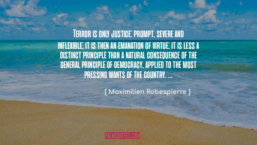 Natural Consequence quotes by Maximilien Robespierre