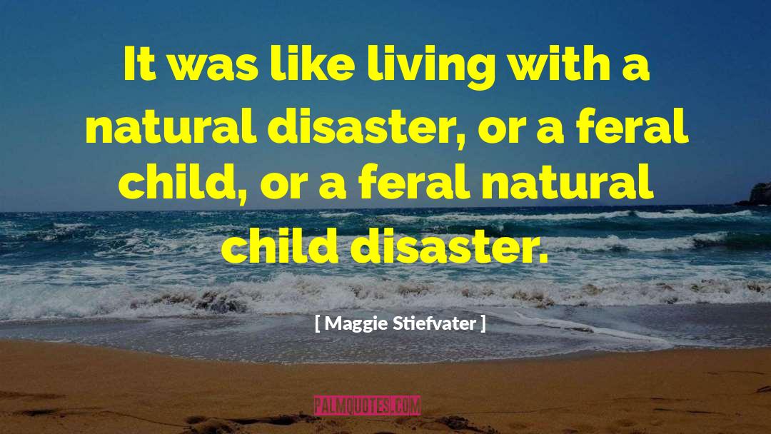 Natural Disaster quotes by Maggie Stiefvater