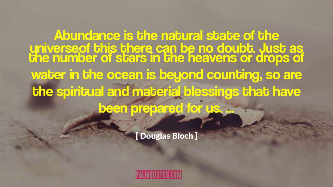Natural Disaster quotes by Douglas Bloch