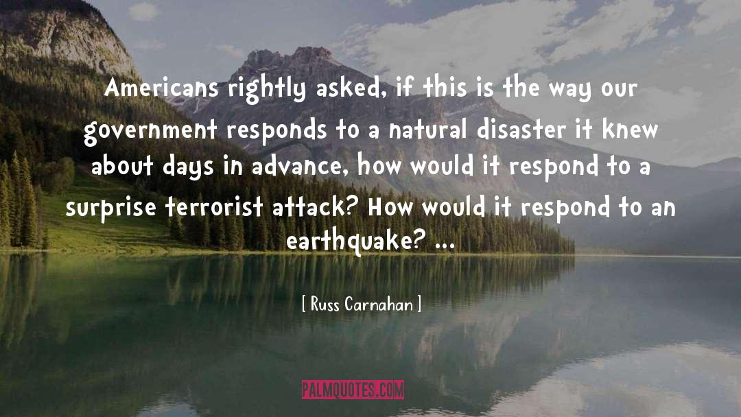 Natural Disaster quotes by Russ Carnahan