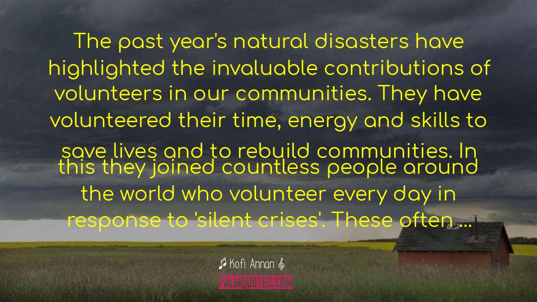 Natural Disasters quotes by Kofi Annan