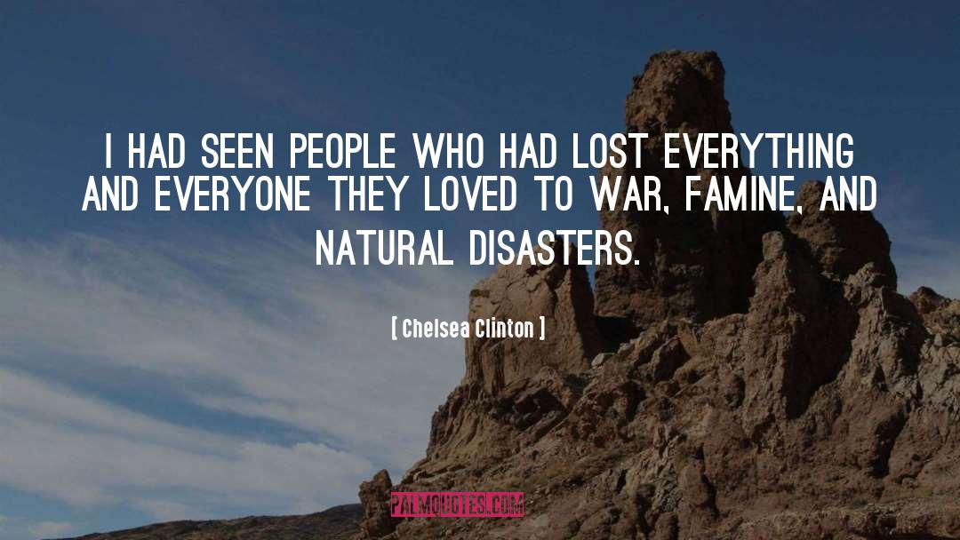 Natural Disasters quotes by Chelsea Clinton