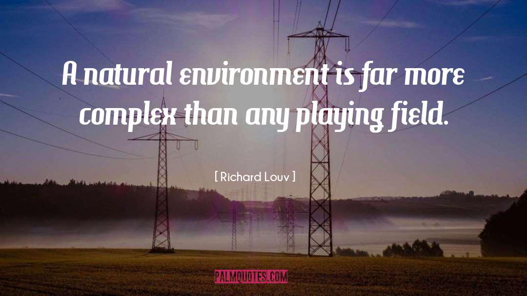 Natural Environment quotes by Richard Louv
