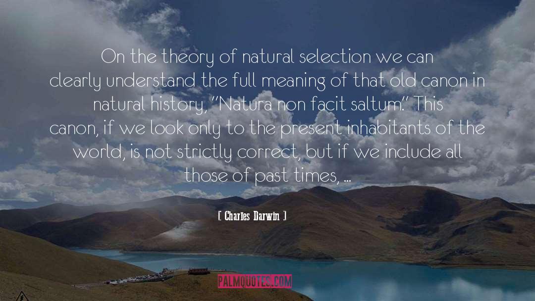 Natural History quotes by Charles Darwin