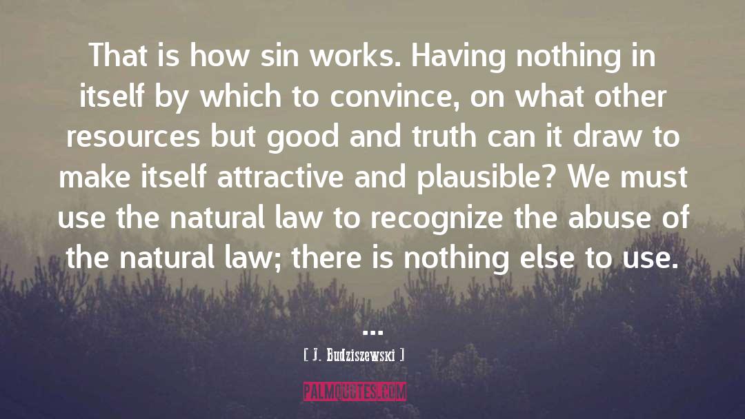 Natural Law quotes by J. Budziszewski