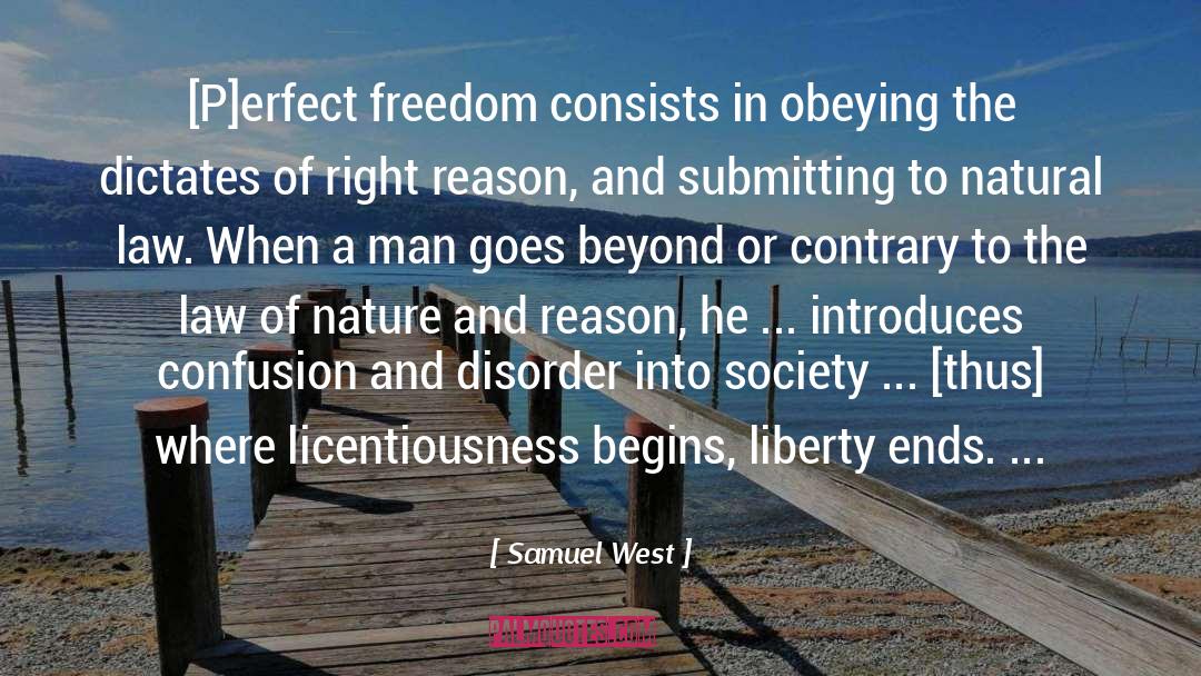 Natural Law quotes by Samuel West