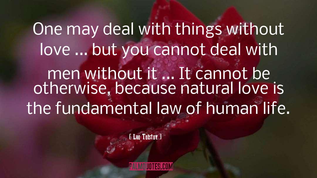 Natural Love quotes by Leo Tolstoy