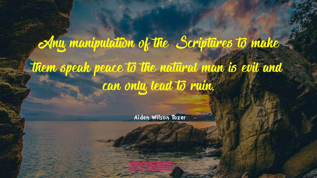 Natural Man quotes by Aiden Wilson Tozer