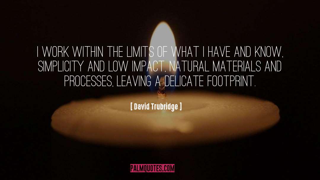 Natural Materials quotes by David Trubridge