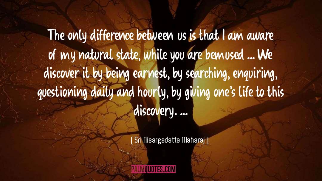 Natural Materials quotes by Sri Nisargadatta Maharaj