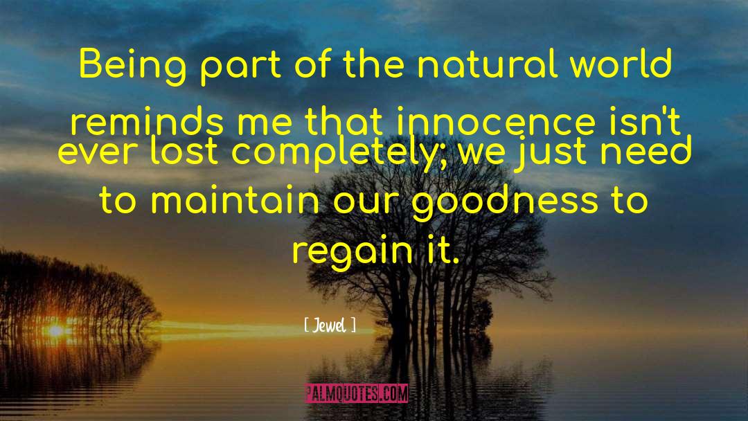 Natural Materials quotes by Jewel