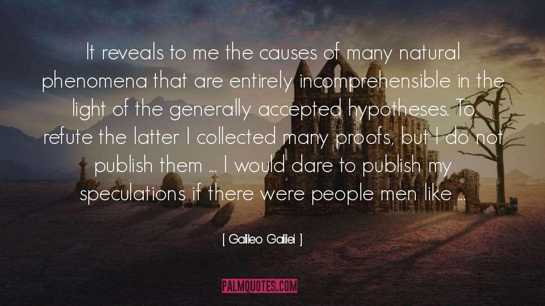 Natural Phenomena quotes by Galileo Galilei
