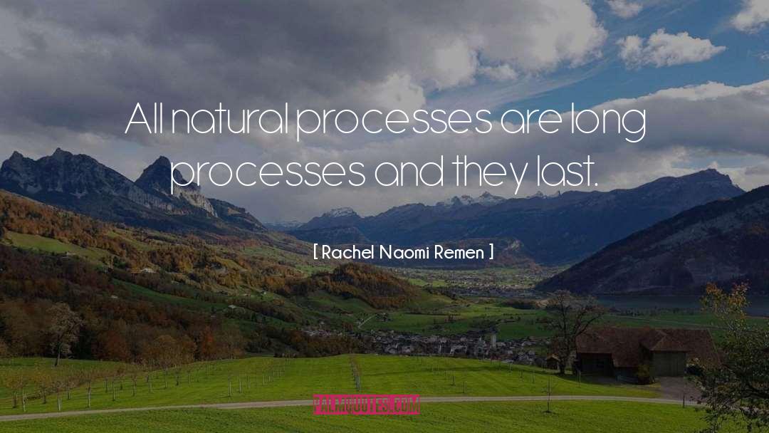 Natural Process quotes by Rachel Naomi Remen