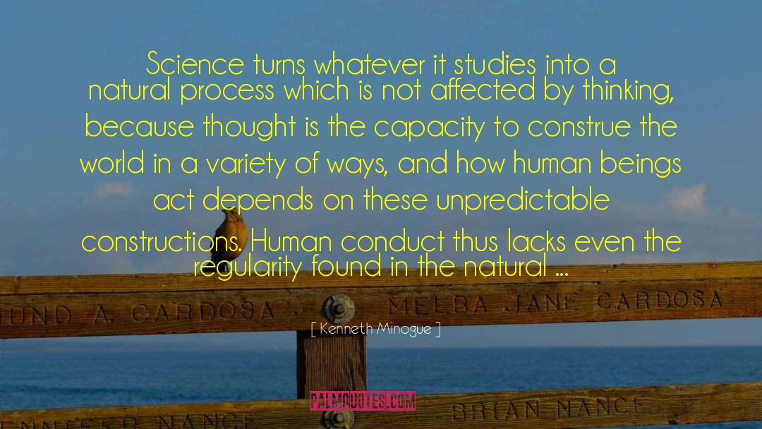 Natural Process quotes by Kenneth Minogue