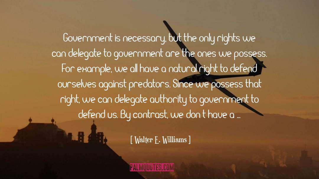 Natural Right quotes by Walter E. Williams