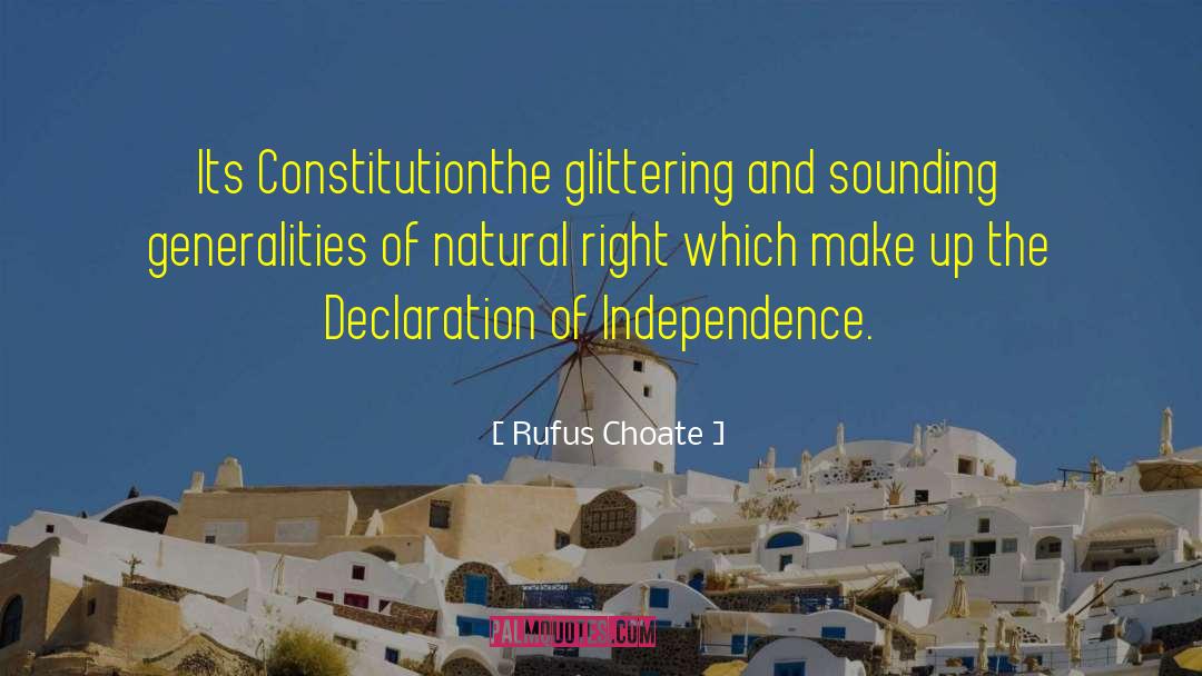 Natural Right quotes by Rufus Choate