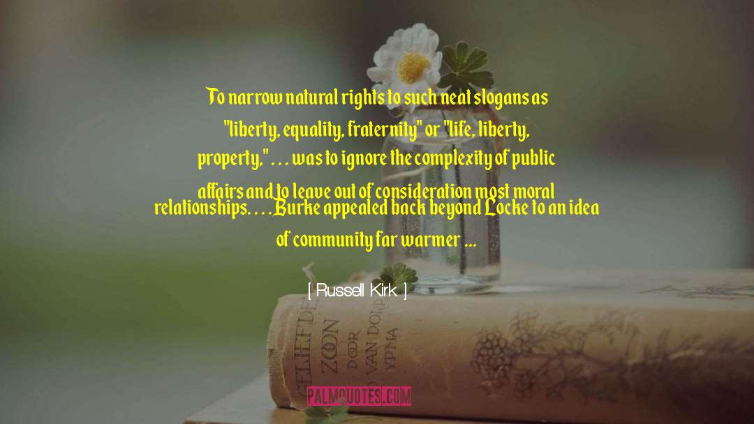 Natural Rights quotes by Russell Kirk