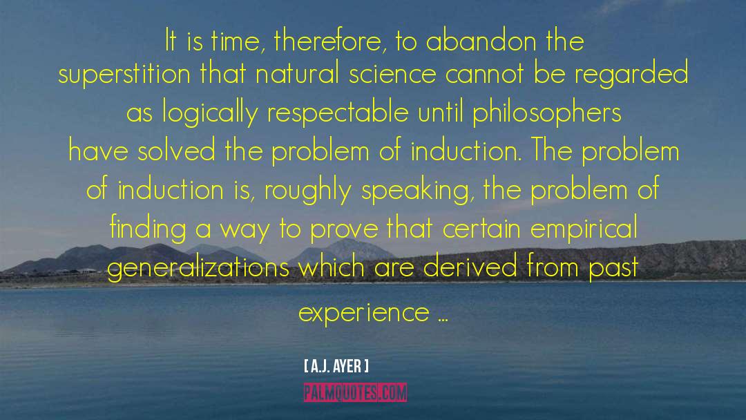 Natural Science quotes by A.J. Ayer