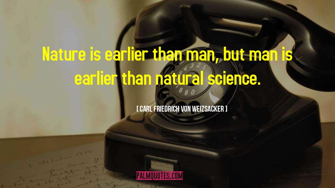 Natural Science quotes by Carl Friedrich Von Weizsacker