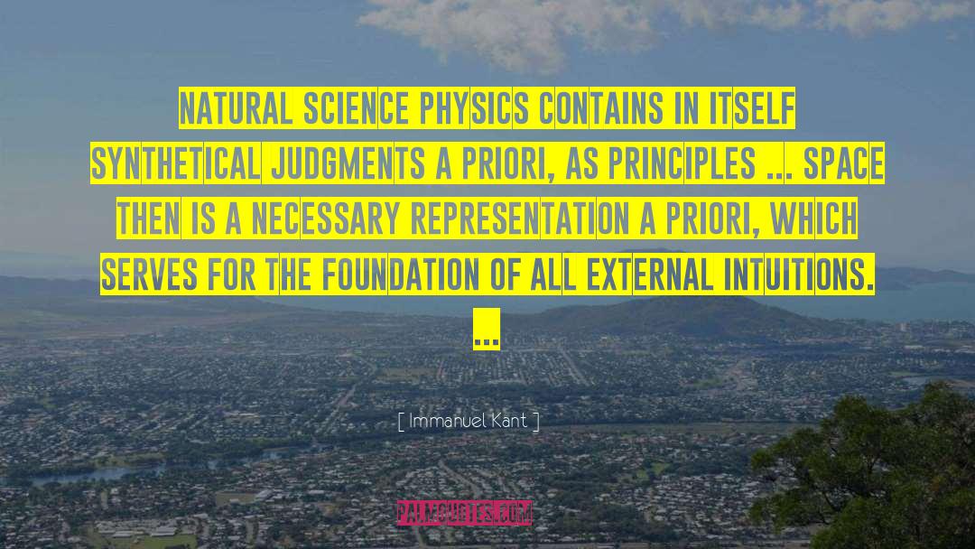 Natural Science quotes by Immanuel Kant