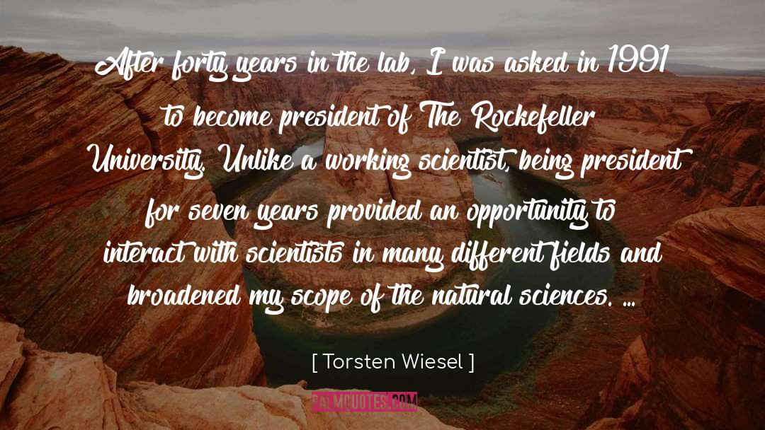 Natural Sciences quotes by Torsten Wiesel