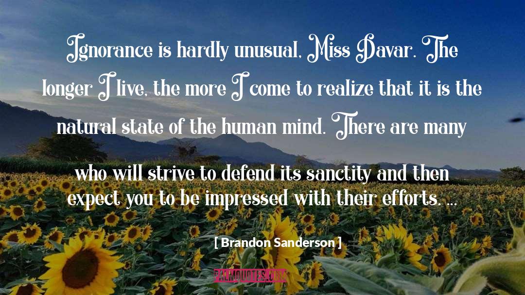 Natural State quotes by Brandon Sanderson
