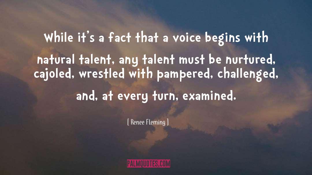 Natural Talent quotes by Renee Fleming