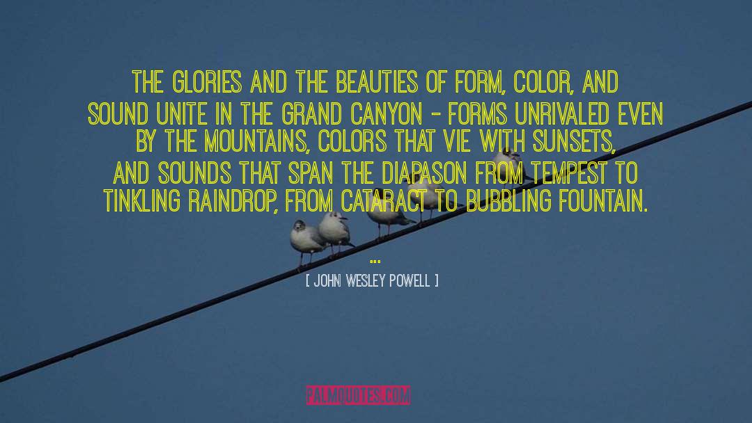 Natural Wonder quotes by John Wesley Powell