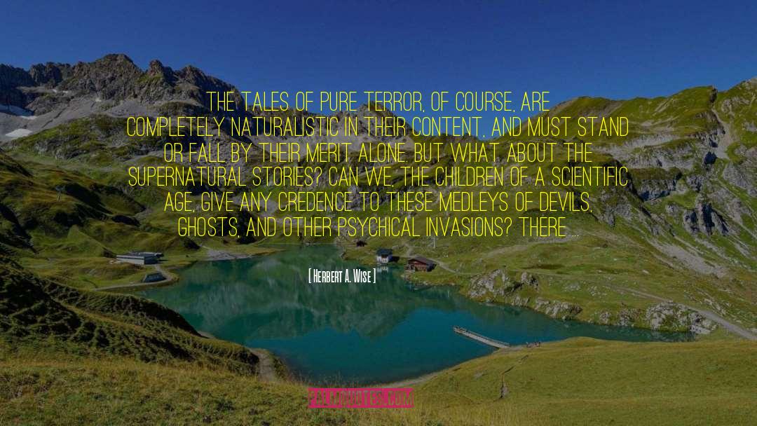 Naturalistic quotes by Herbert A. Wise