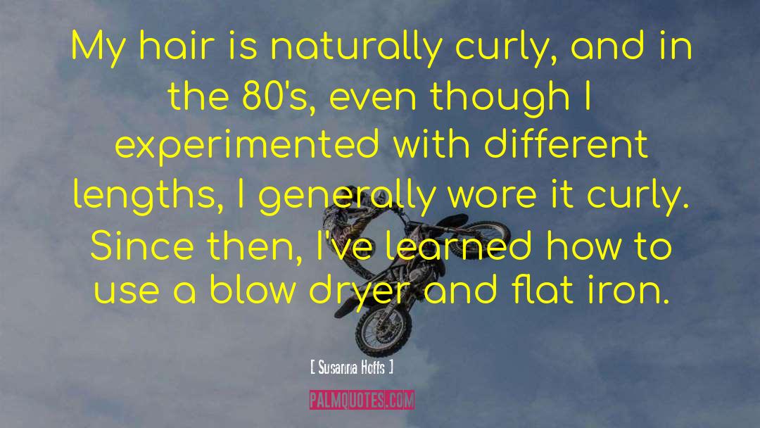 Naturally Curly quotes by Susanna Hoffs