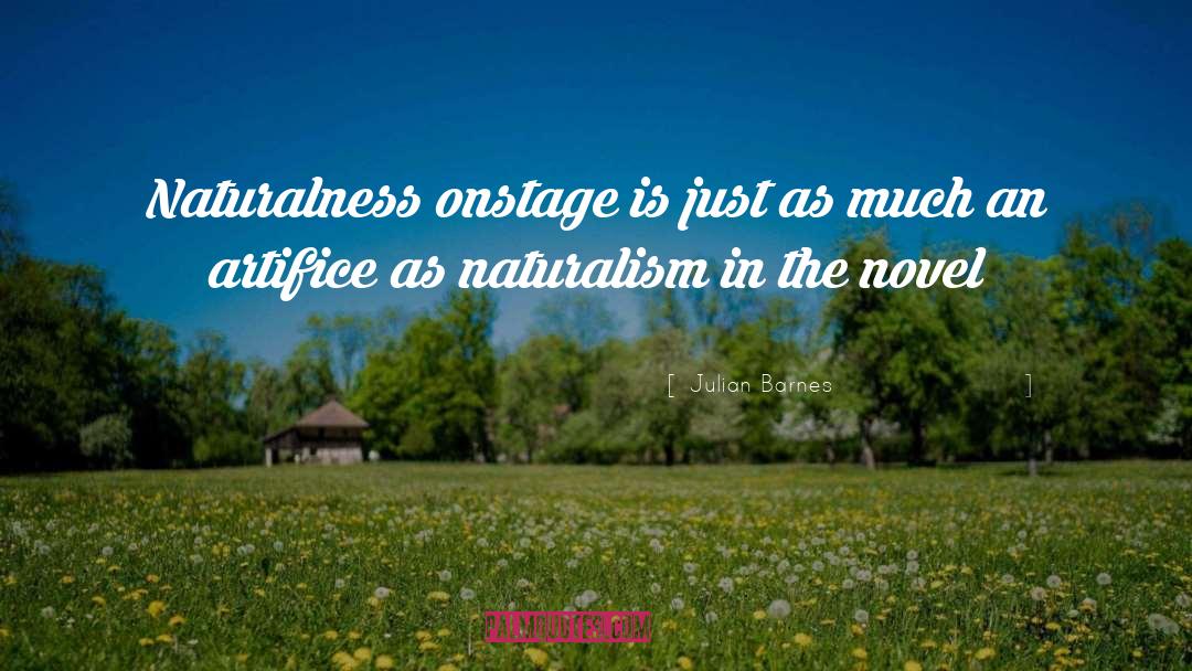 Naturalness quotes by Julian Barnes