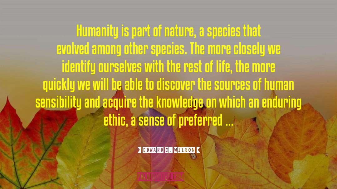 Nature And Art quotes by Edward O. Wilson