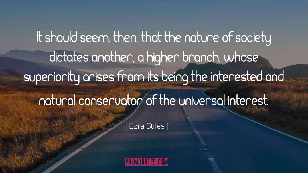 Nature And Being Free quotes by Ezra Stiles