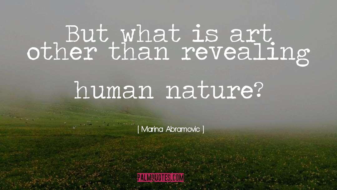 Nature Art quotes by Marina Abramovic